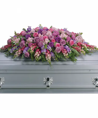Pastel Casket Spray