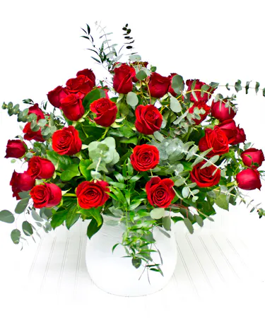 4 Dozen Red Roses - Blossom Flower Shops