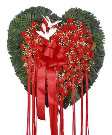 Bleeding Heart with Red Carnations