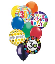 Milestone Birthday Balloon Bouquet