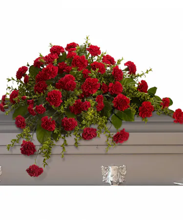 Carnation Casket Spray