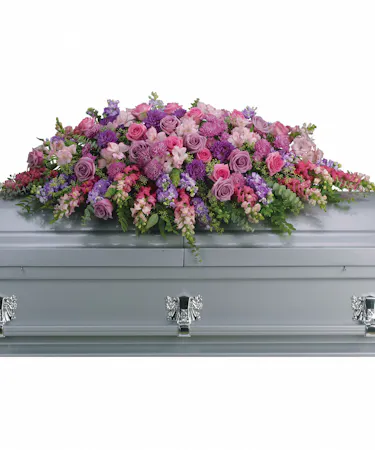 Pastel Casket Spray