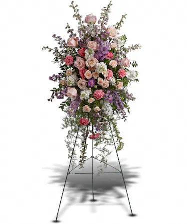 Pink & Lavender - Roses & Carnations