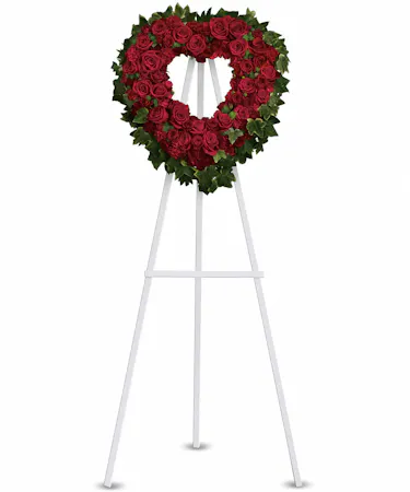 Red Rose Open Heart