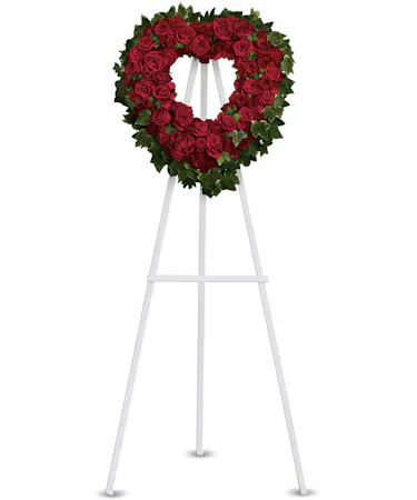 Red Rose Open Heart