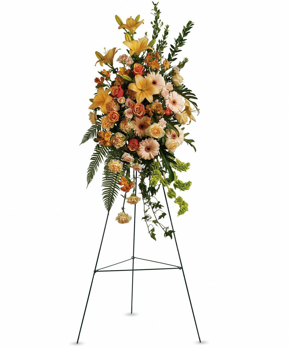 Sweet Remembrance Spray Yonkers Florist Funeral Flowers